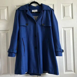 Calvin Klein | Wool Blend | Cobalt Blue Coat | size 4